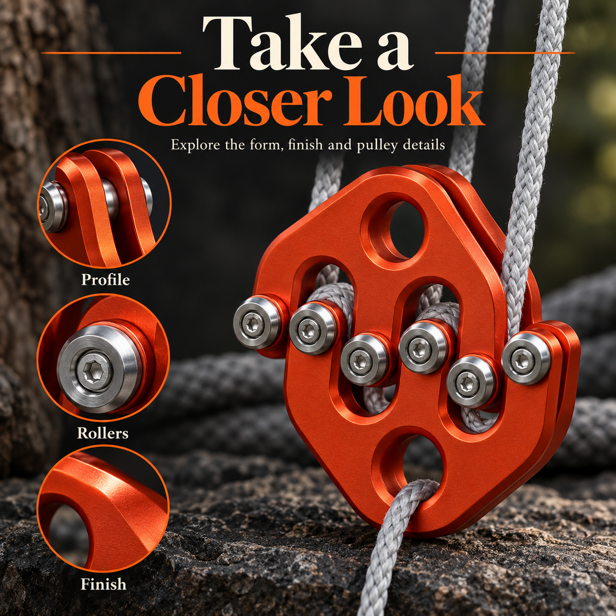 🧗 RopeMaster™ Compact Climbing Pulley ⚙️