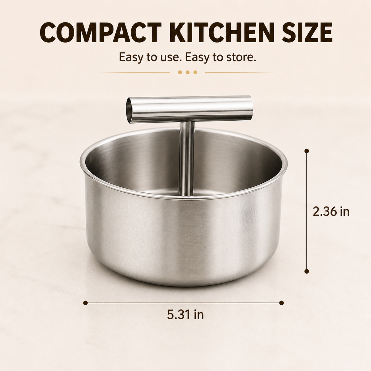 🍲 不锈钢手动肉丸制作器 – 6孔/12孔多份压制模具 ✨