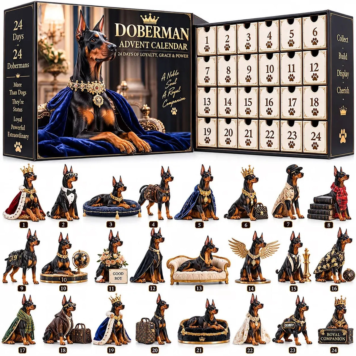 🐕🦺One Noble Soul, 24 Different Stories – Doberman Countdown Collection