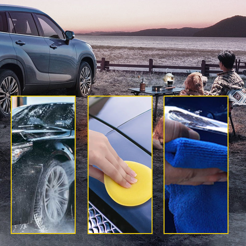 🚗✨ 附海绵的车漆划痕去除剂——轻松焕新并恢复爱车漆面光泽