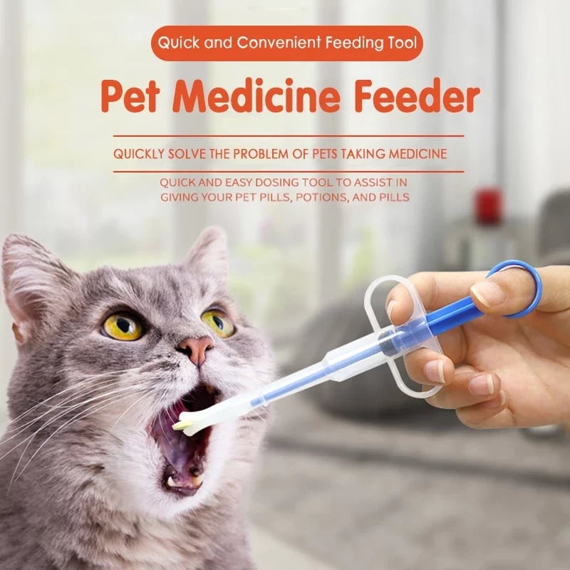 💉 二合一宠物喂药器——适用于药片和液体药物 🐾