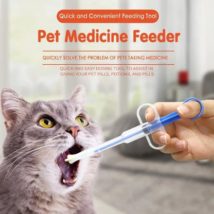 💉 二合一宠物喂药器——适用于药片和液体药物 🐾