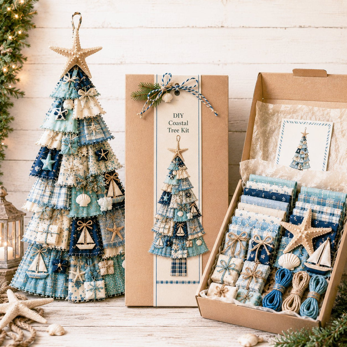 ⏳ Last Day 49% OFF – 🎄Beginner-Friendly DIY Oversized Patchwork Christmas Tree Door Hanging Kit  💕