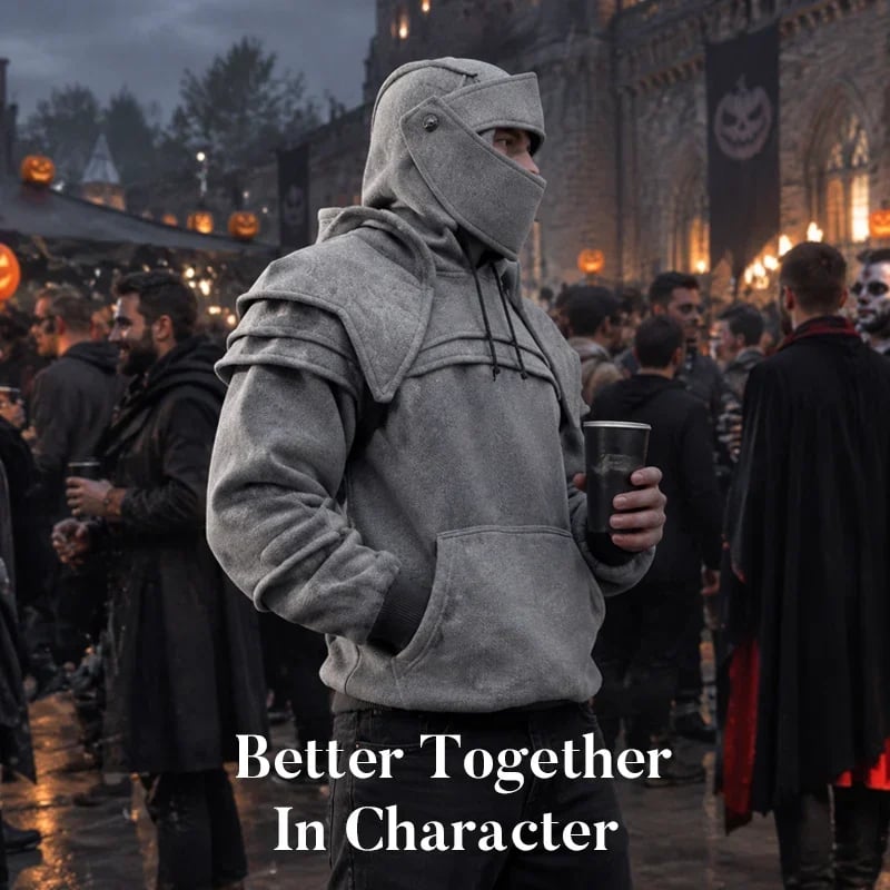 ⚔️Knight Cosplay Hoodie – Medieval Fantasy Streetwear Pullover!