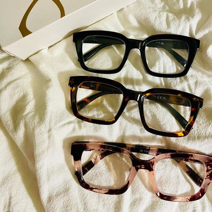 🔥热卖——✨👓玳瑁纹防蓝光大框方形老花镜