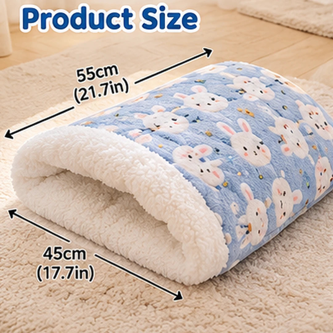 🐱☁️ Cozy Cat Sleeping Bag – Ultra-Soft Plush Snuggle Bed for Cats 💤