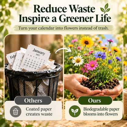 2027 Plantable Seed Calendar – A Calendar That Blooms After You Use It 🌱