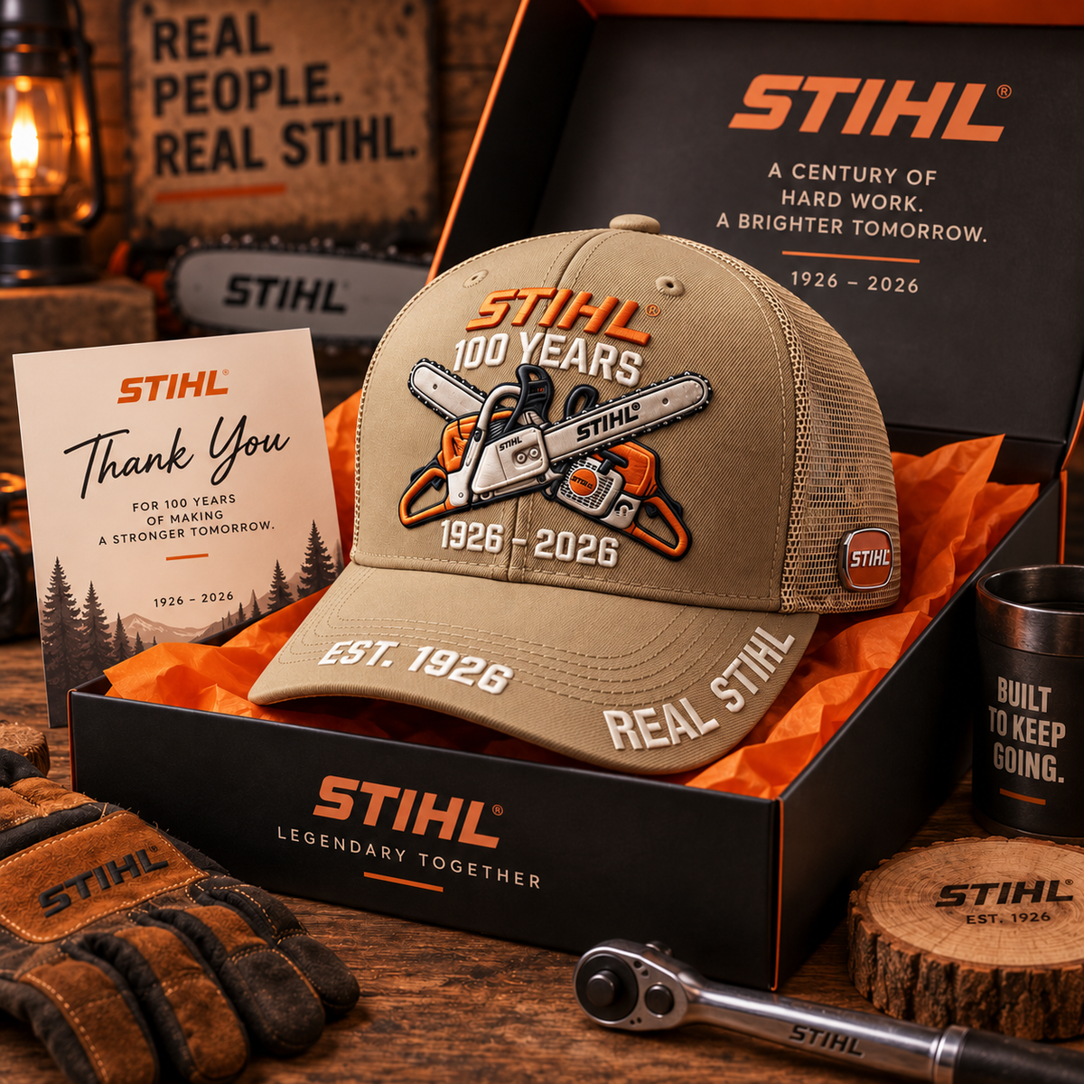 STIHL 百周年纪念卡车司机帽