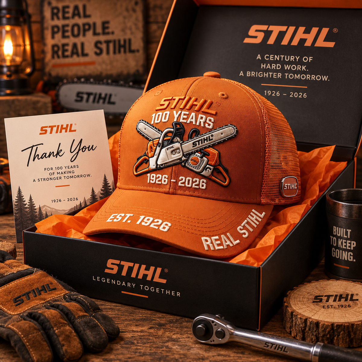 STIHL 百周年纪念卡车司机帽
