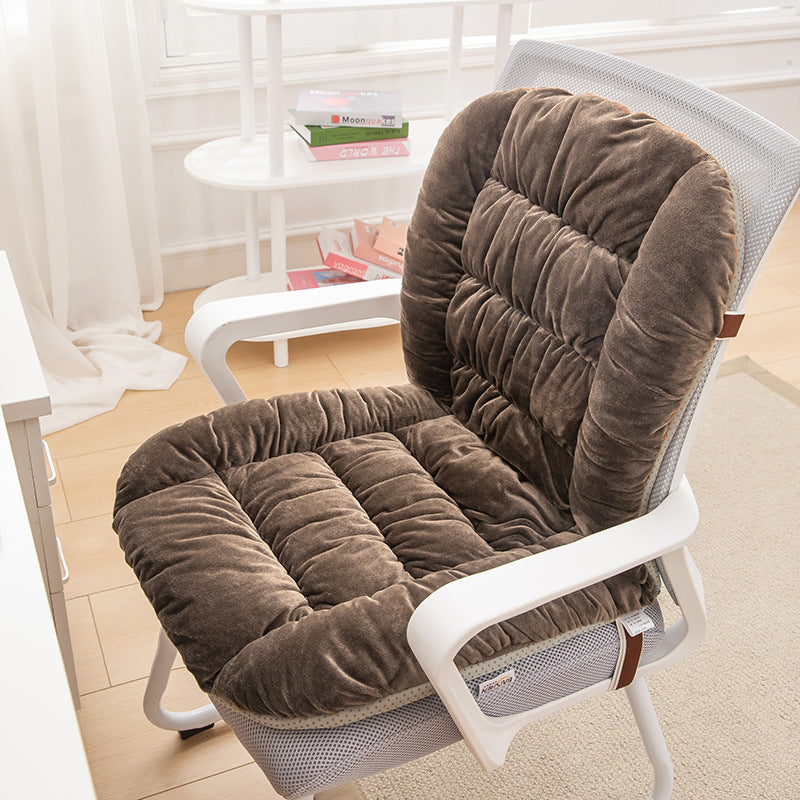 🔥 Plush Heated Chair Cushion – Cozy Warmth for Your Seat & Back 🛋️