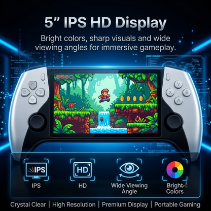 🎄Christmas Sale 40% OFF🎁 Toveq Retro Handheld Game Console with HD 5-inch IPS Screen over 20,000 Games