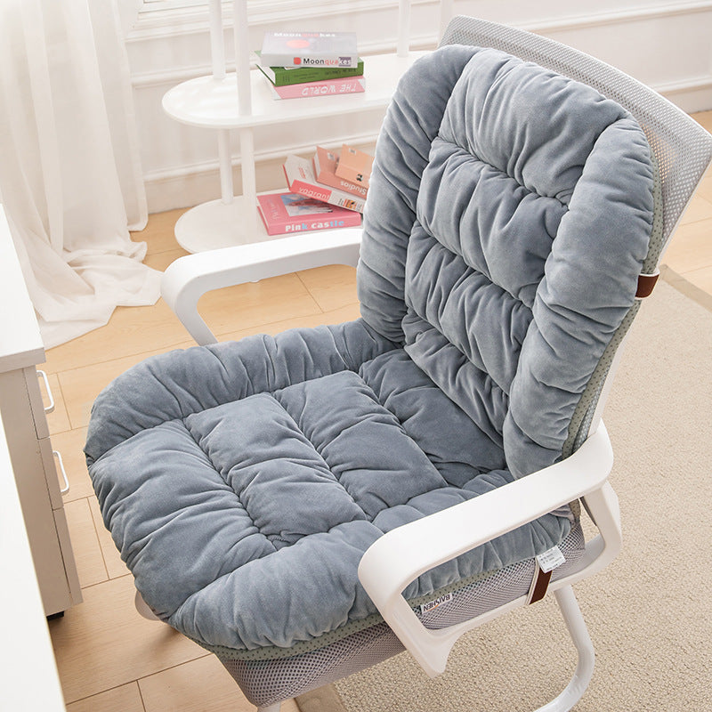 🔥 Plush Heated Chair Cushion – Cozy Seat & Back Warmer