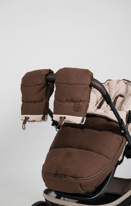 Universal Stroller Mittens – Warm Fleece-Lined Pushchair Hand Muffs for Winter Walks