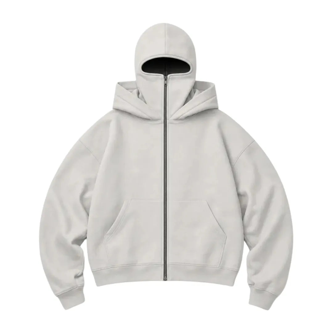 ANTI SOCIAL BALACLAVA ZIP-UP HOODIE