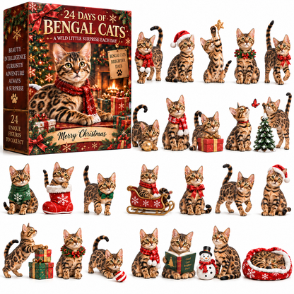 24天孟加拉猫——狂野小猫圣诞系列 🐆🎄