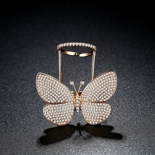 🦋💎随你起舞的蝴蝶戒指