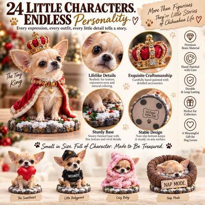 🐾 小狗，大个性？！❤️ 2026  chihuahua 圣诞系列——24 天的迷你个性与满腔爱意！🎄