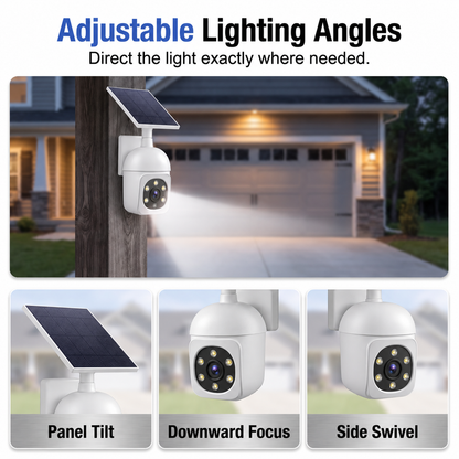 ⏰Sale 49% OFF - Solar-Powered Simulated Surveillance Camera Street Light