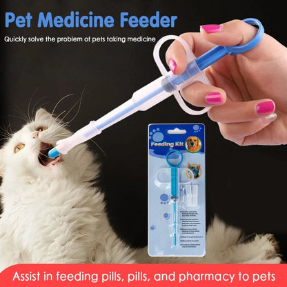 💉 二合一宠物喂药器——适用于药片和液体药物 🐾