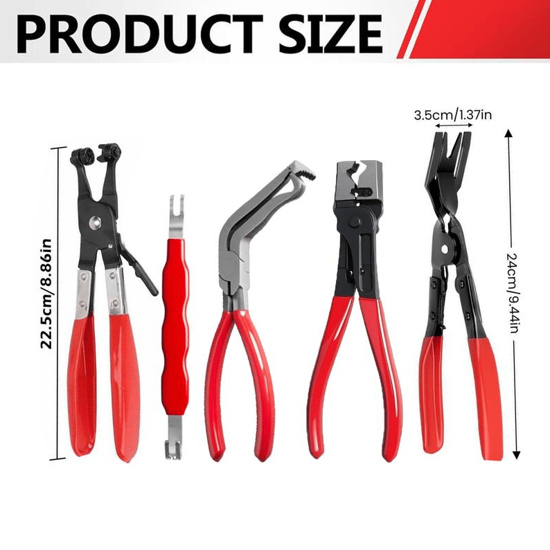 🔧 5件套汽车电气接头断开钳套装 – 连接器及端子拆卸工具