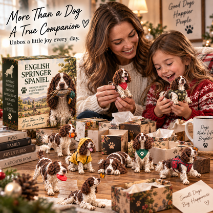 🎁 英国史宾格犬的 24 天圣诞倒计时 —— 24 个可爱惊喜，一个难忘的圣诞节 ❤️