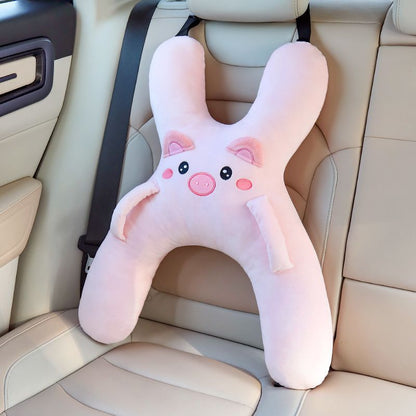 🚗 限时五折优惠 — 儿童汽车旅行助眠支撑枕