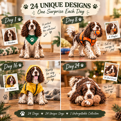 🎁 英国史宾格犬的 24 天圣诞倒计时 —— 24 个可爱惊喜，一个难忘的圣诞节 ❤️