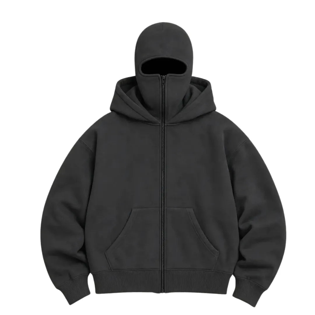 ANTI SOCIAL BALACLAVA ZIP-UP HOODIE