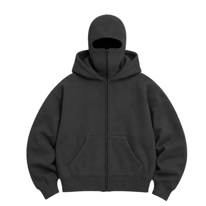 ANTI SOCIAL BALACLAVA ZIP-UP HOODIE