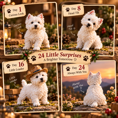 🐾🎄 24天西高地——24份可爱惊喜，一场盛大的圣诞倒计时 ❤️