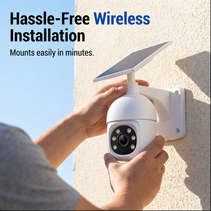 ⏰Sale 49% OFF - Solar-Powered Simulated Surveillance Camera Street Light