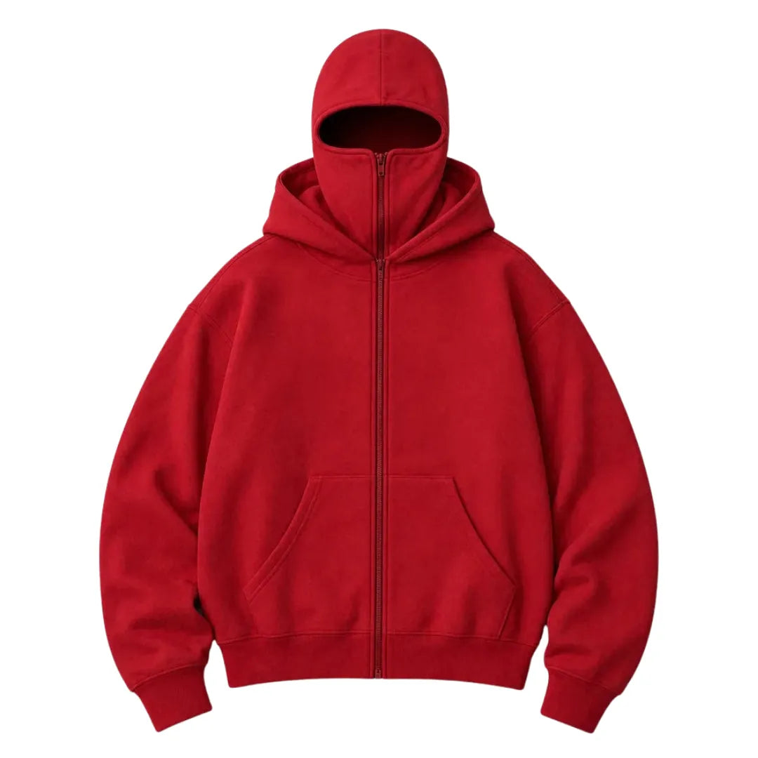 ANTI SOCIAL BALACLAVA ZIP-UP HOODIE