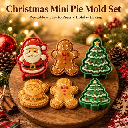 🔥🔥仅需 $12.99 最后一天促销！✨ 🎄16款圣诞迷你派模具套装 🥧