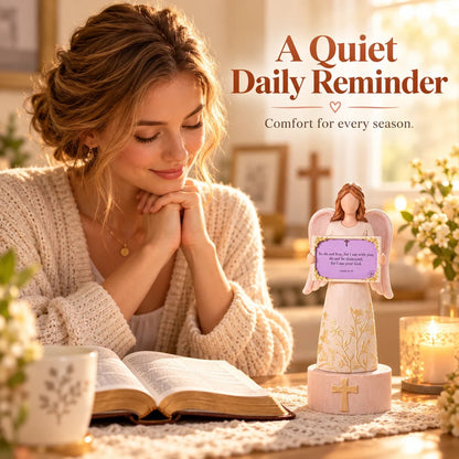 🙏✨Hand-Crafted Angel Figurine with Color-Coded Bible Verse Cards & Storage Box 🕊️🎁(📦Buy 2 Free Shipping)