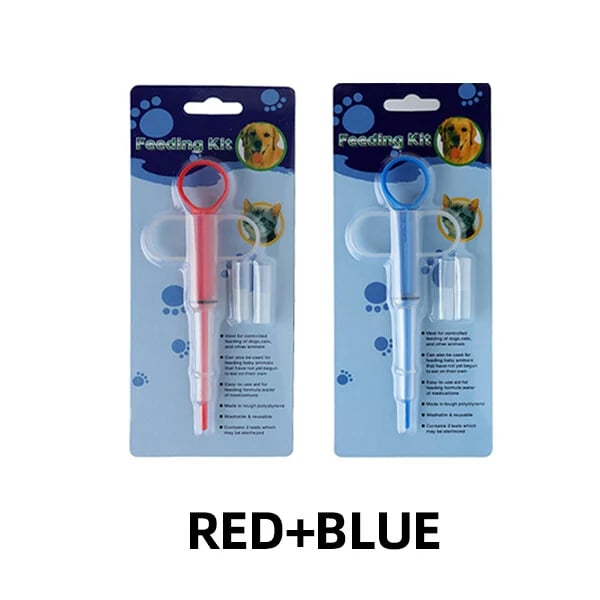 💉 二合一宠物喂药器——适用于药片和液体药物 🐾
