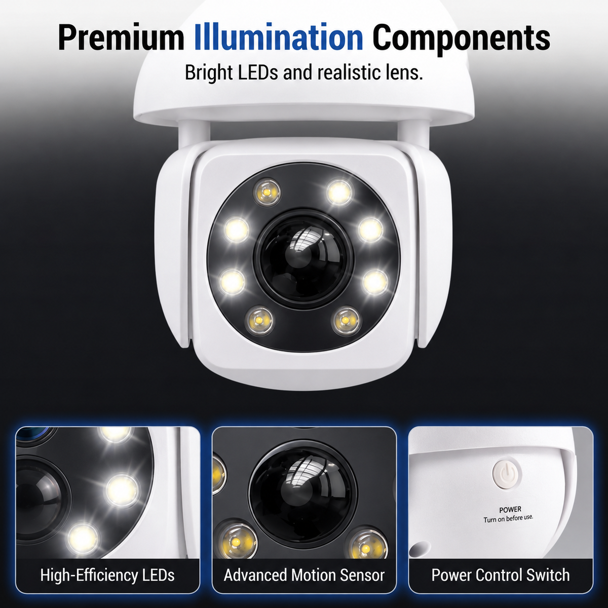 ⏰Sale 49% OFF - Solar-Powered Simulated Surveillance Camera Street Light