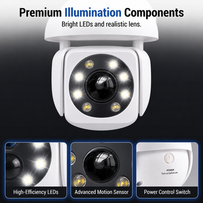 ⏰Sale 49% OFF - Solar-Powered Simulated Surveillance Camera Street Light