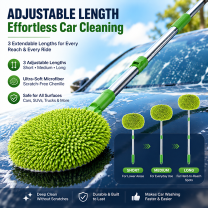 Dual Magnetic Car Windshield Cleaner | Streak-Free Auto Glass Cleaning Kit