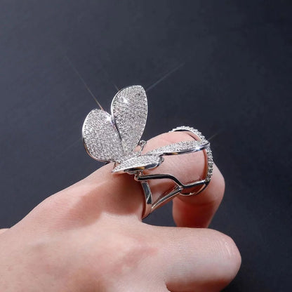 🦋💎随你起舞的蝴蝶戒指
