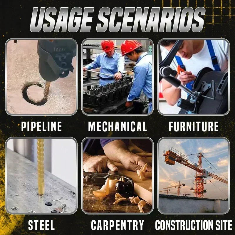 ⚙️ 高速钢钻头套装五折优惠 🧰 镀钛材质，适用于多种材料