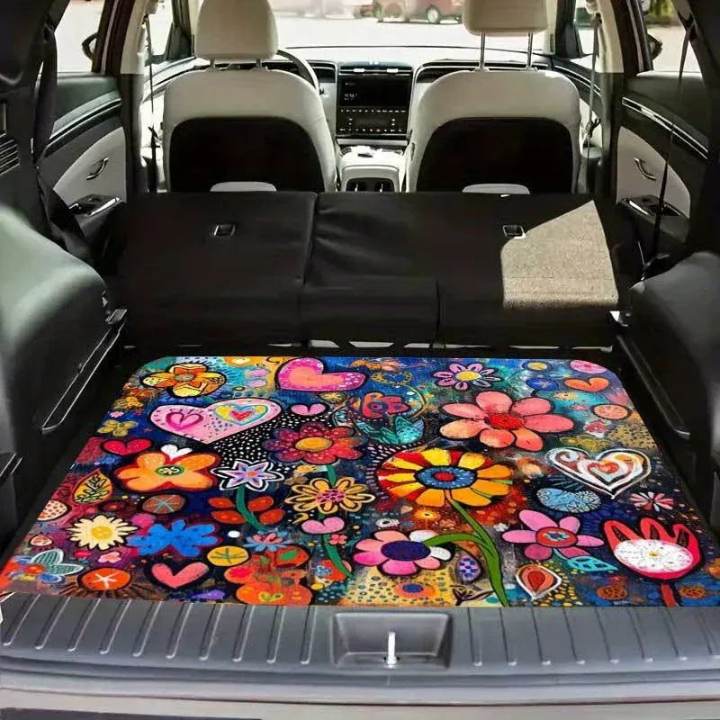 📢📢立享 7 折优惠！！🚗 通用型汽车后备箱垫——防滑行李箱垫，日常防护
