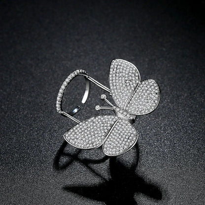 🦋💎随你起舞的蝴蝶戒指