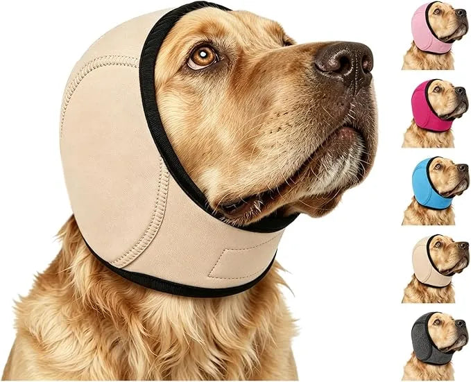 舒缓狗狗护耳罩 | 美容、洗澡及烟花时的降噪护耳用品