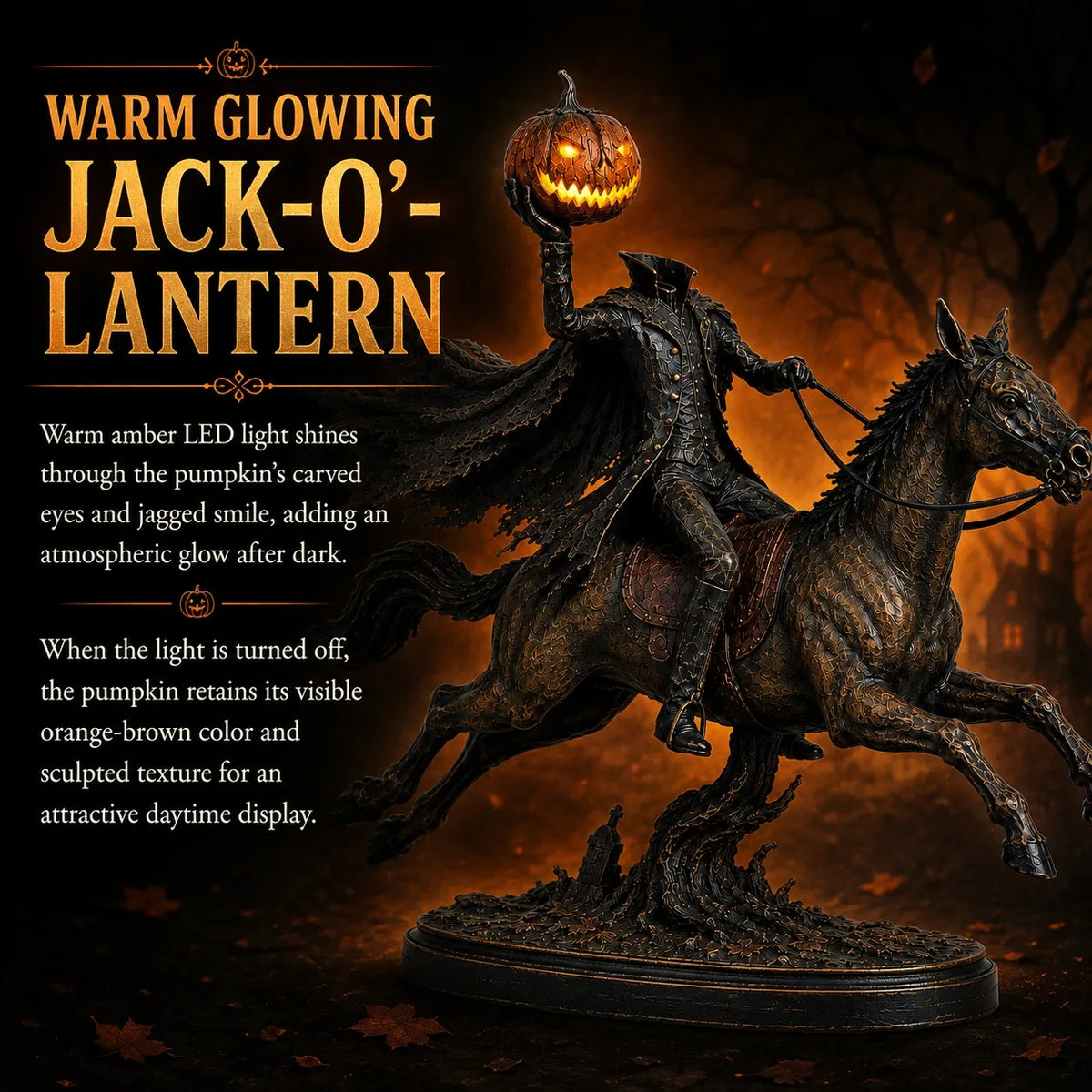 🎃🏇午夜追逐无头骑士雕像 | 唤醒虚空传说(✨与视频一致)