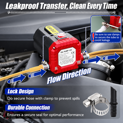 12V 80W Oil Extractor Pump