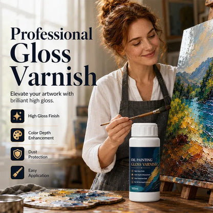 🎨 限时五折优惠！💧 Gloss Boost 绘画光油 —— 专业高光泽饰面，增强色彩深度并保护艺术作品 ✨