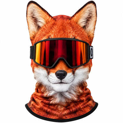 ⏳ 49% OFF – 🦊 搞笑动物脸滑雪面罩 | 每个人都会问起的最搞笑冬季护面面罩