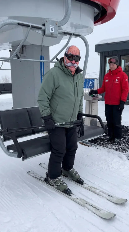 🎿 逼真面部巴拉克拉法帽 – 适合寒冷天气探险的趣味滑雪面罩