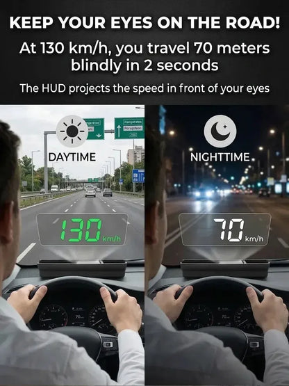 抬头显示器 自动 GPS 数字转速表
