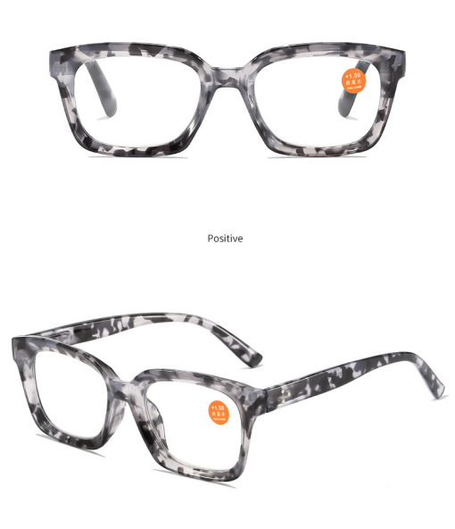 🔥热卖——✨👓玳瑁纹防蓝光大框方形老花镜